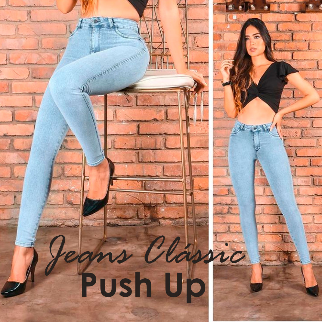 Jeans clásicos en jeans para Mujer Censual Jeans