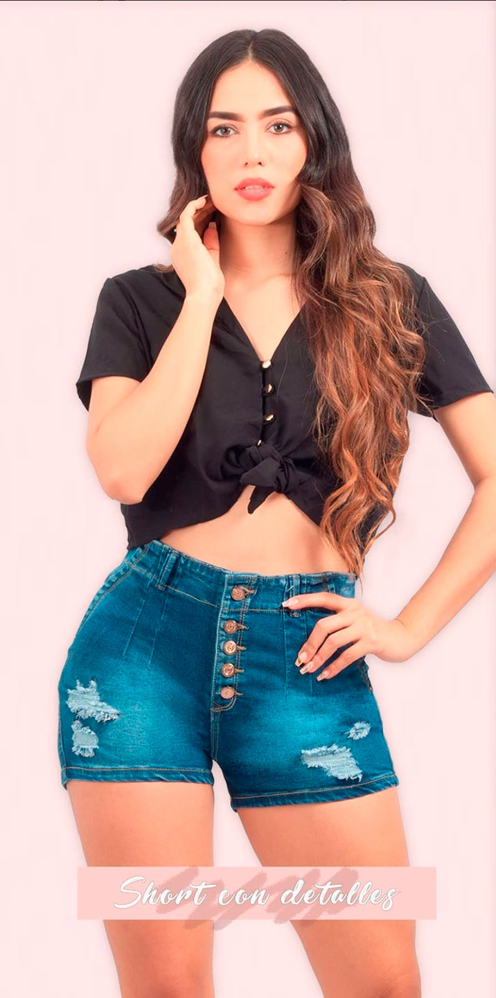 Shorts en jeans para Mujer Censual Jeans